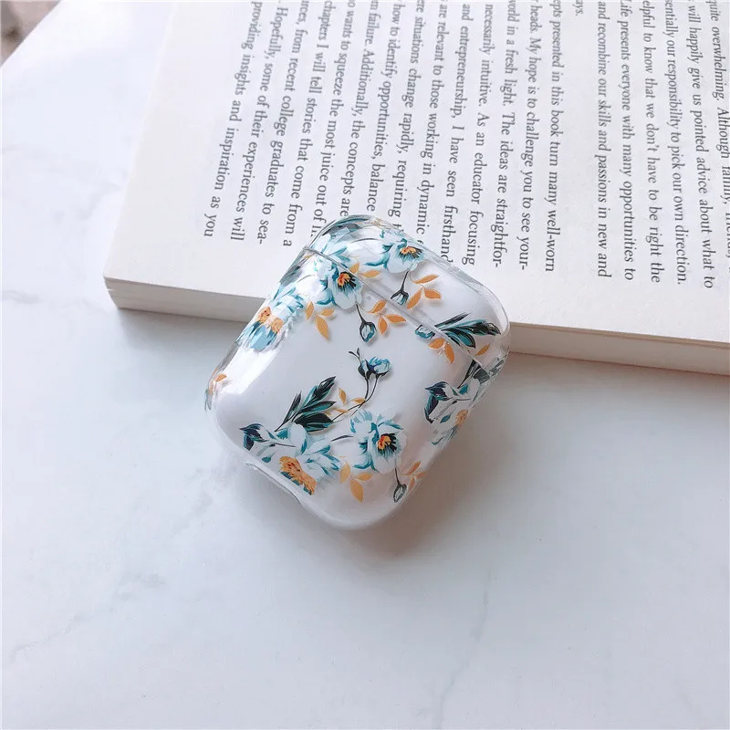 style1 Милый чехол с изображением фламинго, фруктов и цветов для Apple Airpods, защитный чехол, Bluetooth, беспроводной чехол для наушников, чехол для зарядки - Цвет: style1