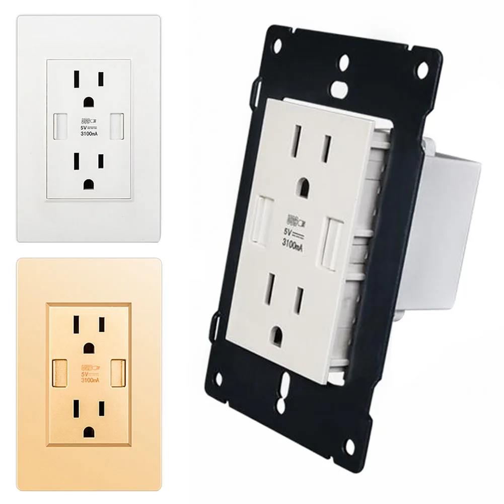 Электрическая панель быстрой зарядки дома 15а розетка универсальные настенные