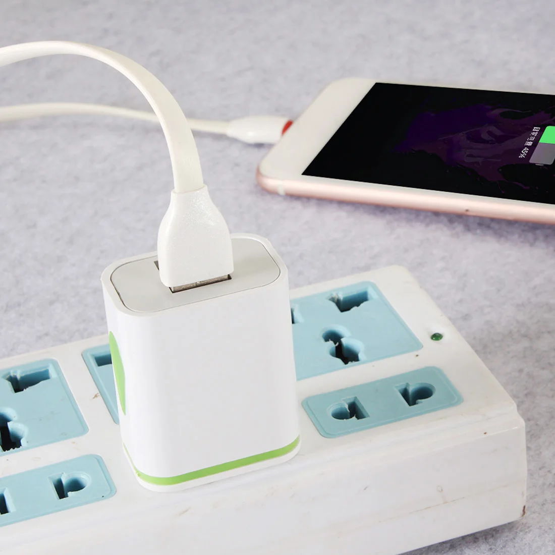 Зарядное устройство переменного тока для путешествий USB настенное зарядное устройство светодиодный двойной USB адаптер ЕС США штекер Быстрая зарядка настенный адаптер для телефона