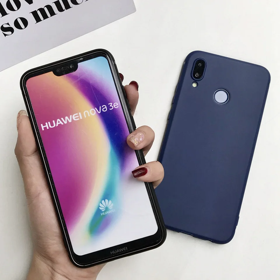 Роскошный мягкий ТПУ чехол для Huawei P20 Lite P10 P9 2017 Mate 20 10 9 Nova 3 2 Honor 8X 7X 6X 5X 6A 8 Y6 Prime 2018