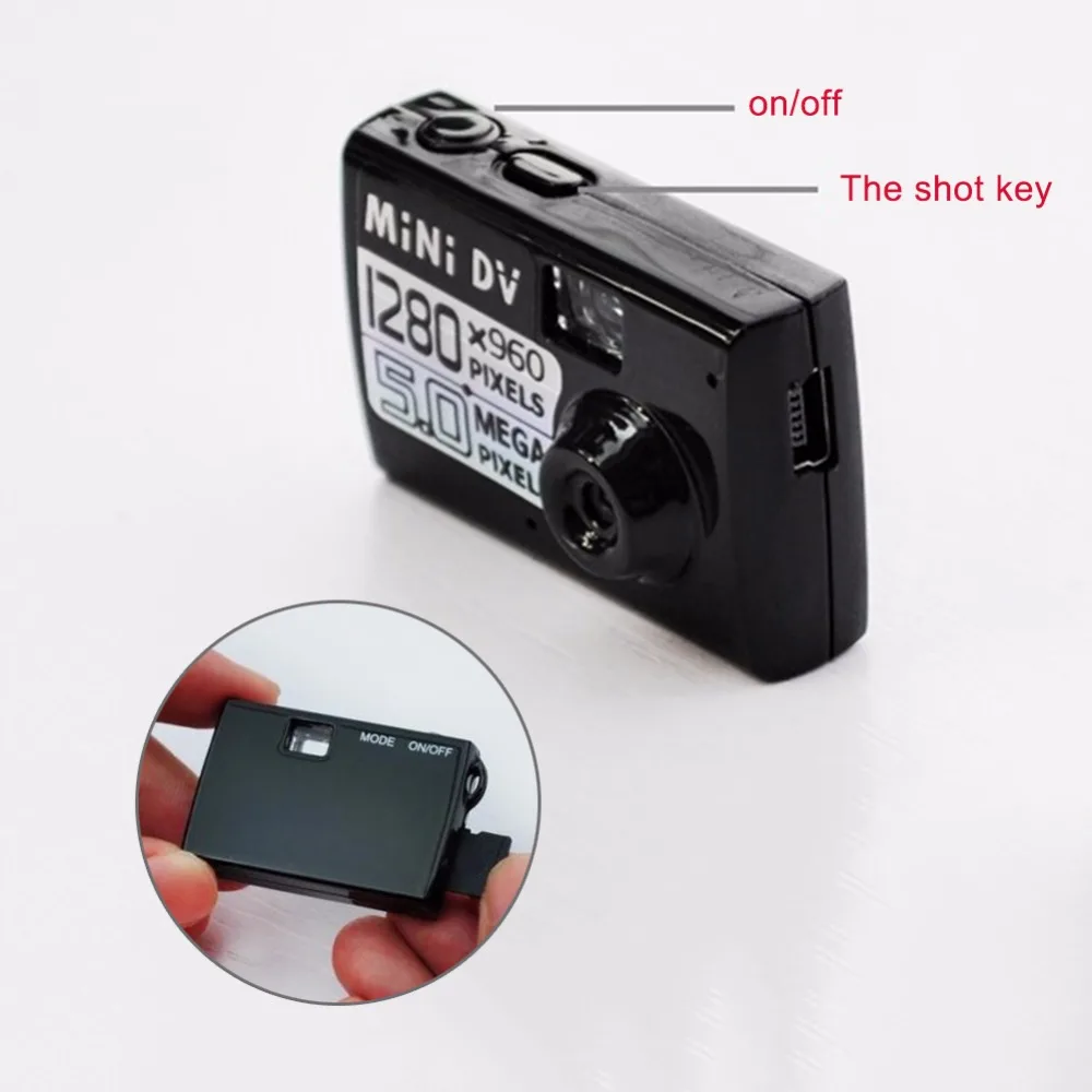 HD Micro Камера 5MP Mini DV Цифровая Камера видеокамера вебкамера DVR вождения Регистраторы 720P 1280*960 Портативный веб-камера