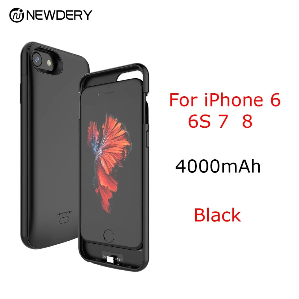 Чехол NEWDERY для iPhone X, XS, XR Max, 7+ 8+ SE, 5, 5S, 5500 мА/ч, чехол для iPhone 5, 10, 6 S, 7, 8 Plus