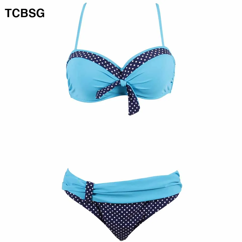 Пикантное женское бикини пуш ап TCBSG 2019 пляжная одежда комплект Двусторонняя для