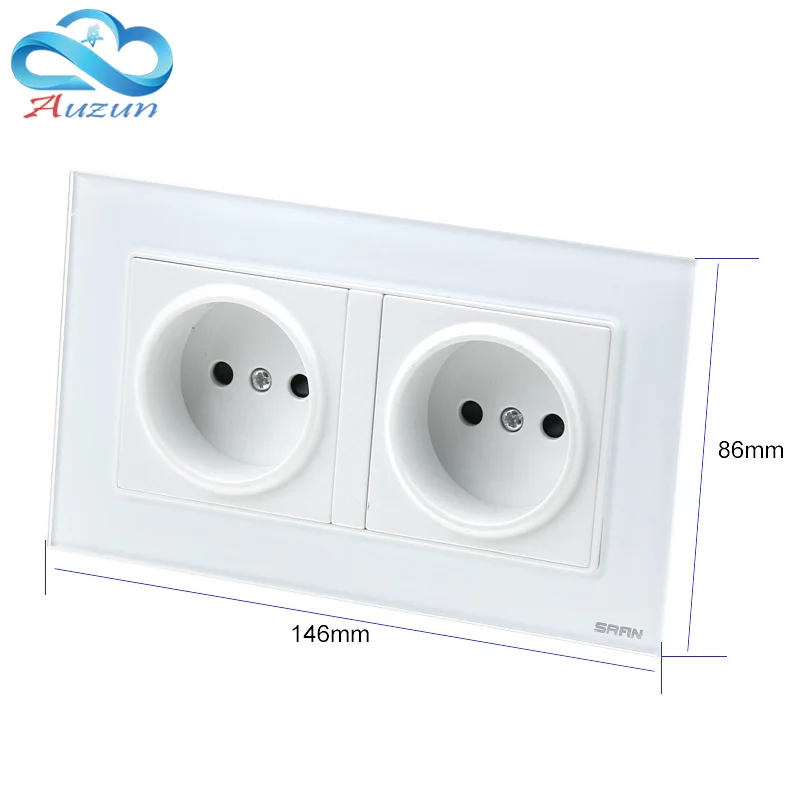 Высококачественная двухсторонняя розетка в европейском стиле настенная