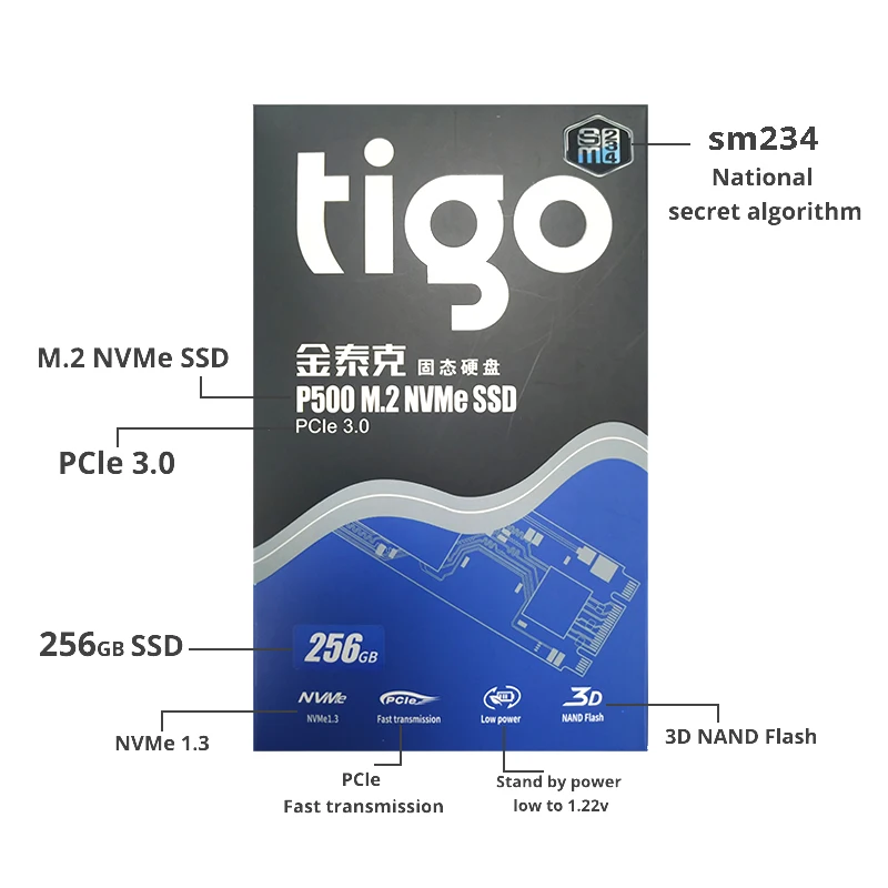 Tigo SSD M2 1 ТБ PCIe NVMe 2280 Внутренний твердотельный накопитель PCI e 3 0x2 настольный