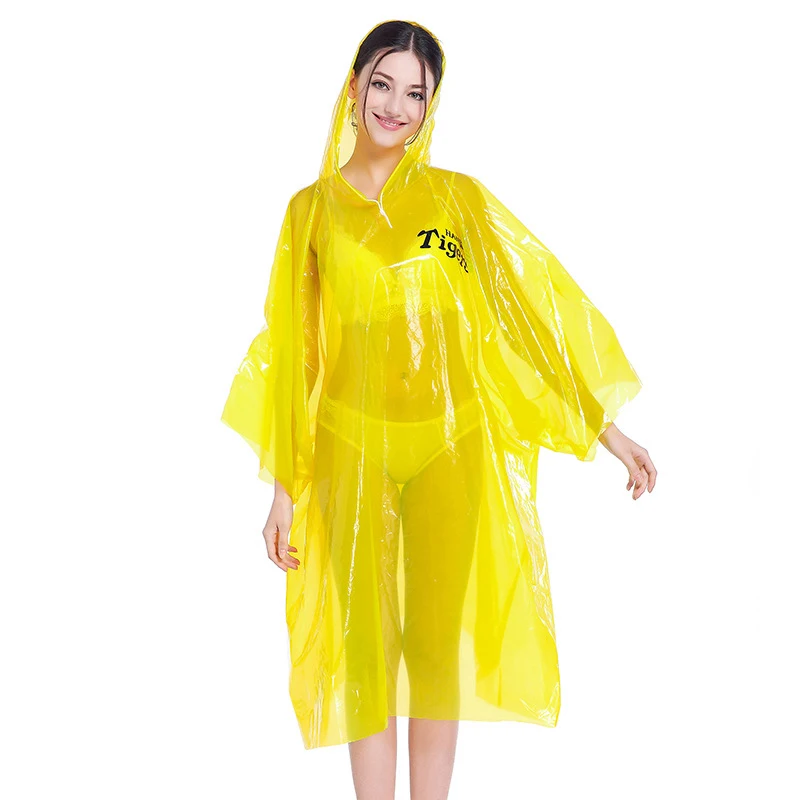 EVA женский дождевик с коротким рукавом и капюшоном пончо наружная походная