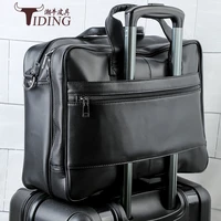 genuine leather men bags fashion man crossbody shoulder 17 laptop handbag men messenger bags male briefcase mens travel bag