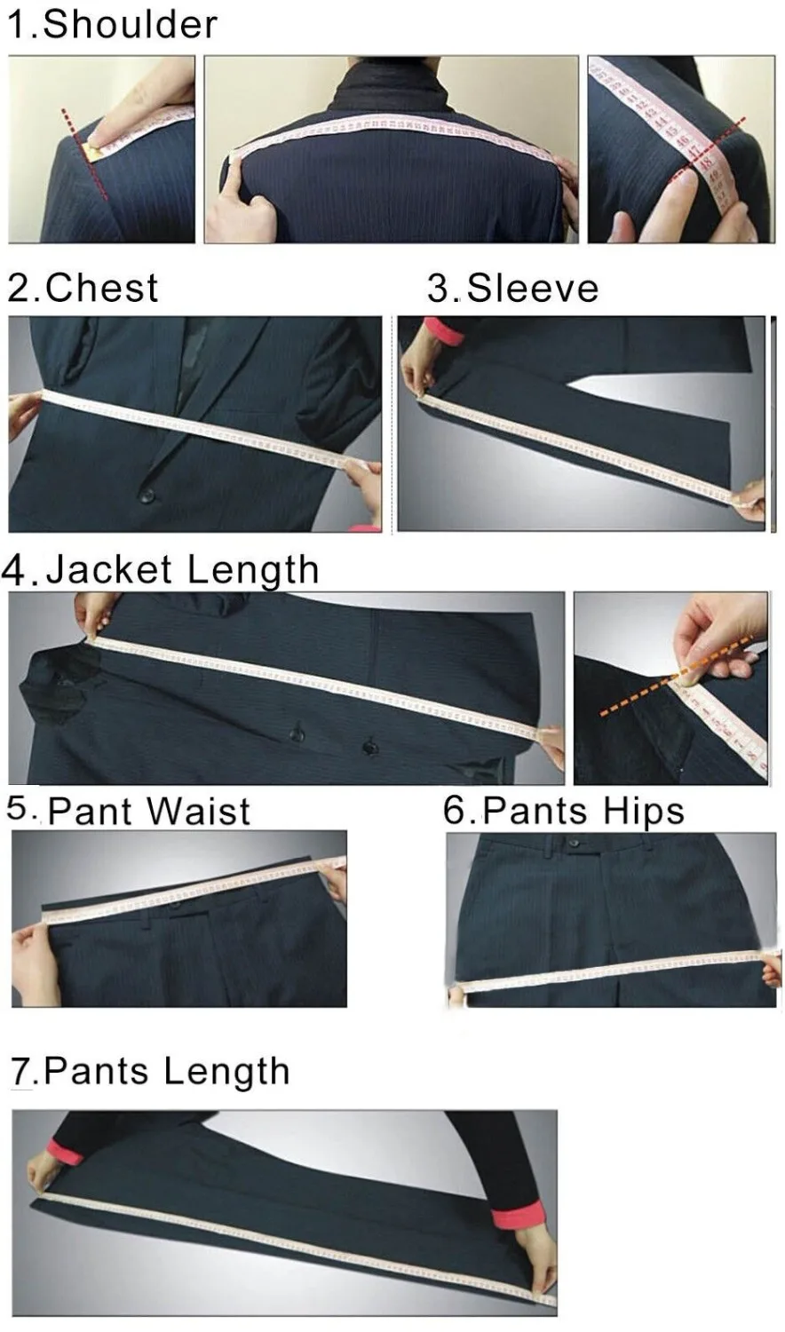 Elegant Navy Blue Stripe Men Suits Double Breasted Formal Business Male Blazer Work Wear Party Prom Jacket 2 Pieces Ternos | Мужская