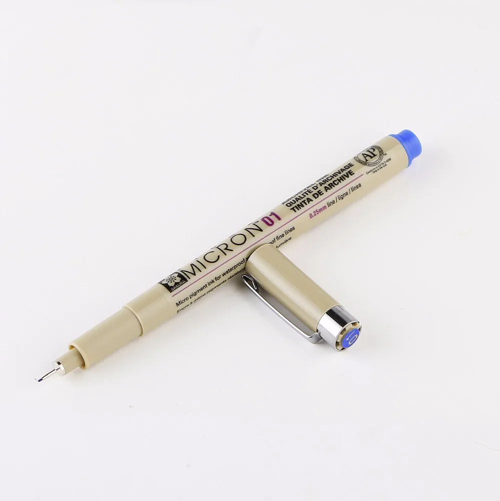 2 шт Sakura Pigma Micron 01 набор ручек с тонкой линией 0,25 мм для набросков манга 8 цветов на выбор товары для рукоделия
