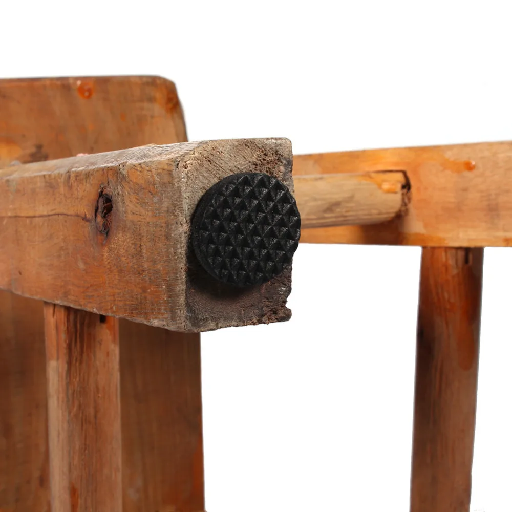 48 шт./лот инструменты 2 см черные круглые резиновые накладки на ноги Нескользящие