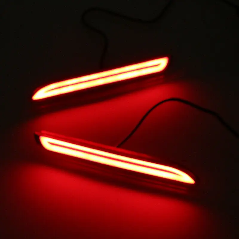 LED Rear Bumper Reflector Fog Brake Turn Indicator Lights For Toyota AYGO 2013