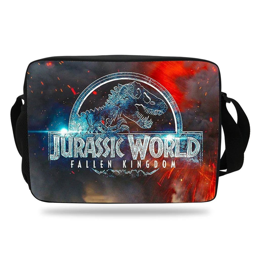 16 дюймов горячая Распродажа сумка-мессенджер Jurassic World Fallen Kingdom сумка на плечо для детей Мальчики Девочки Одиночная сумка для детской школы