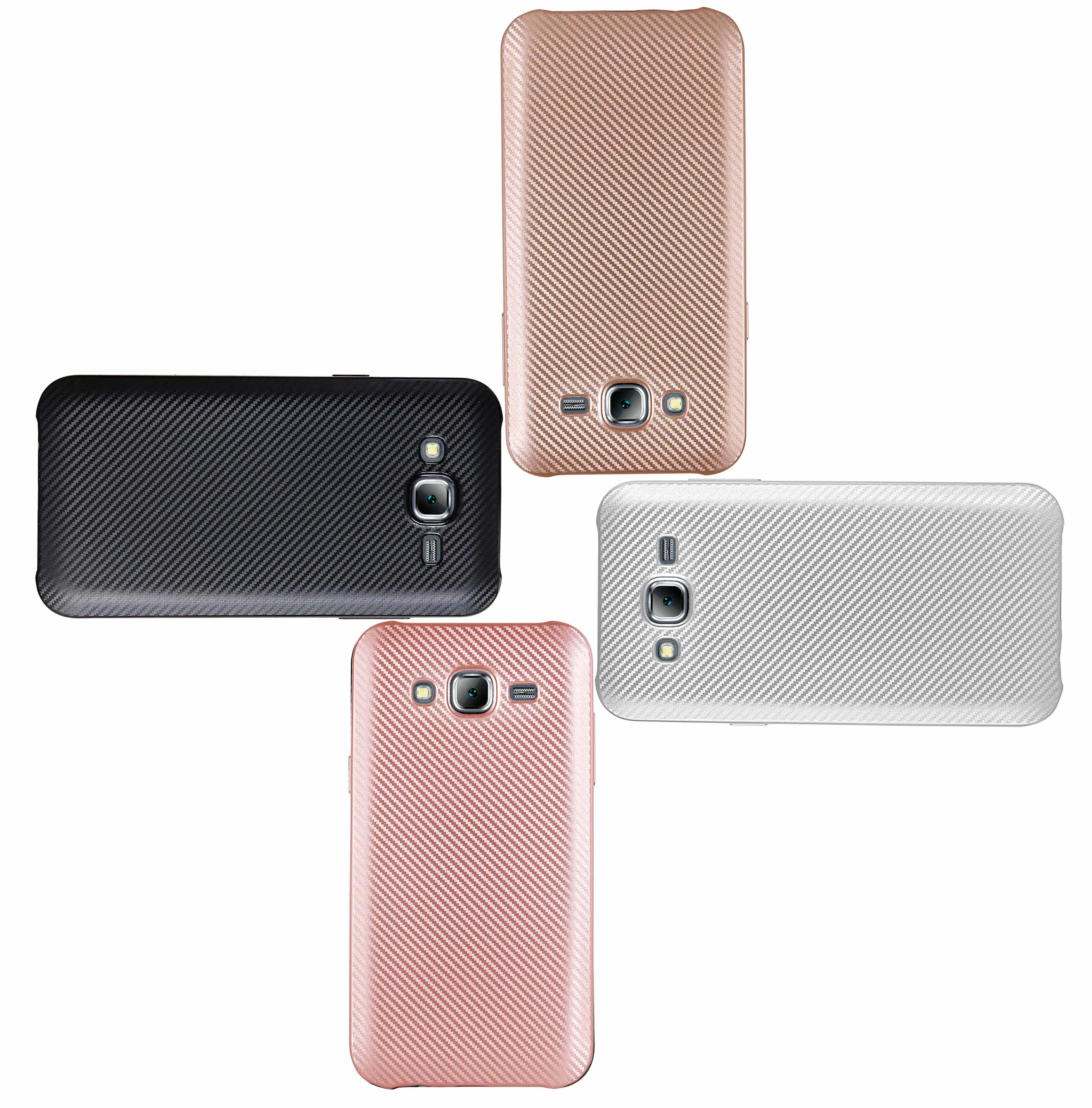 СПС чехол для телефона samsung Galaxy J7 Neo чехлы из углеродного волокна Мягкий ТПУ с