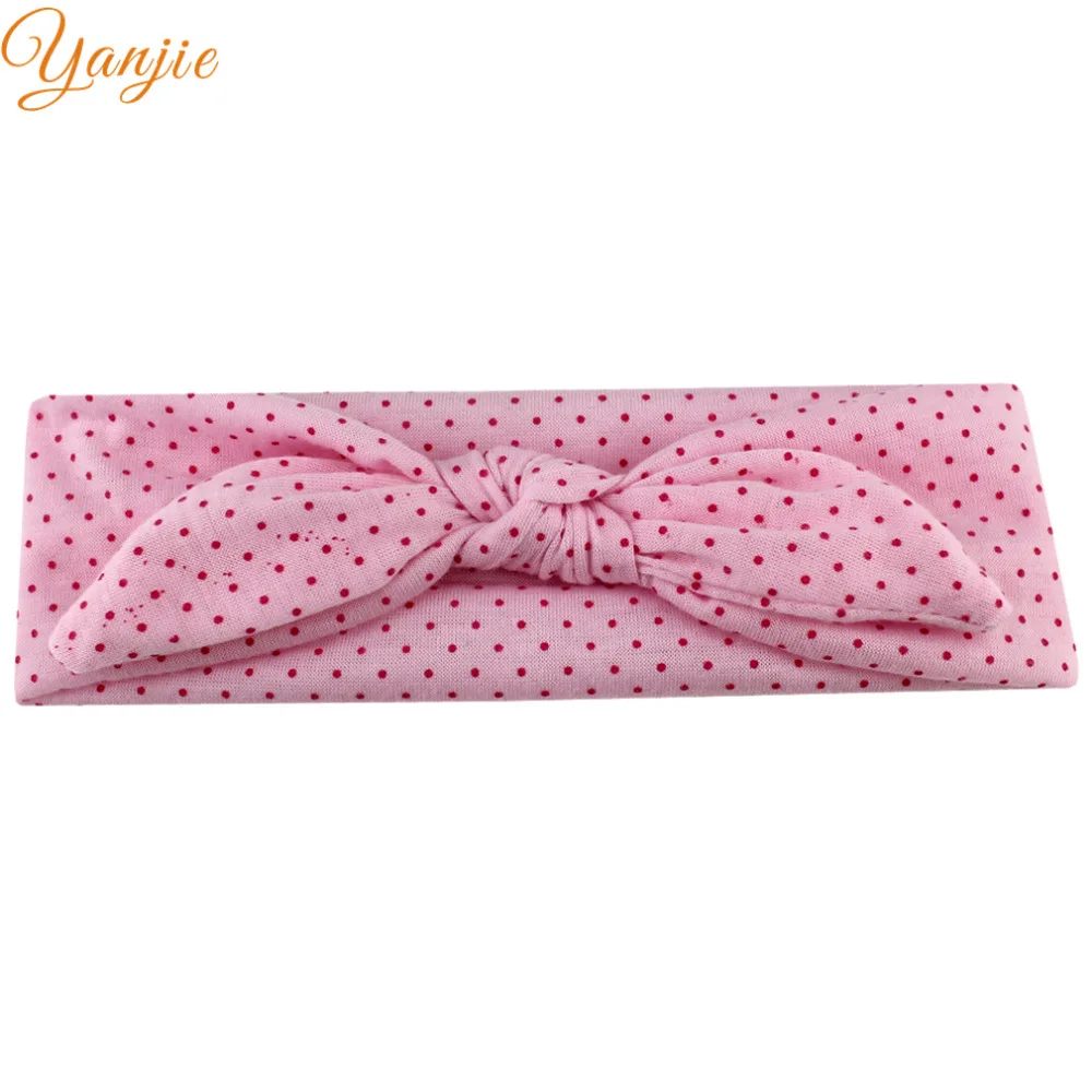 Обруч для волос с кроличьими ушками девочек повязка на голову бантиком обруч