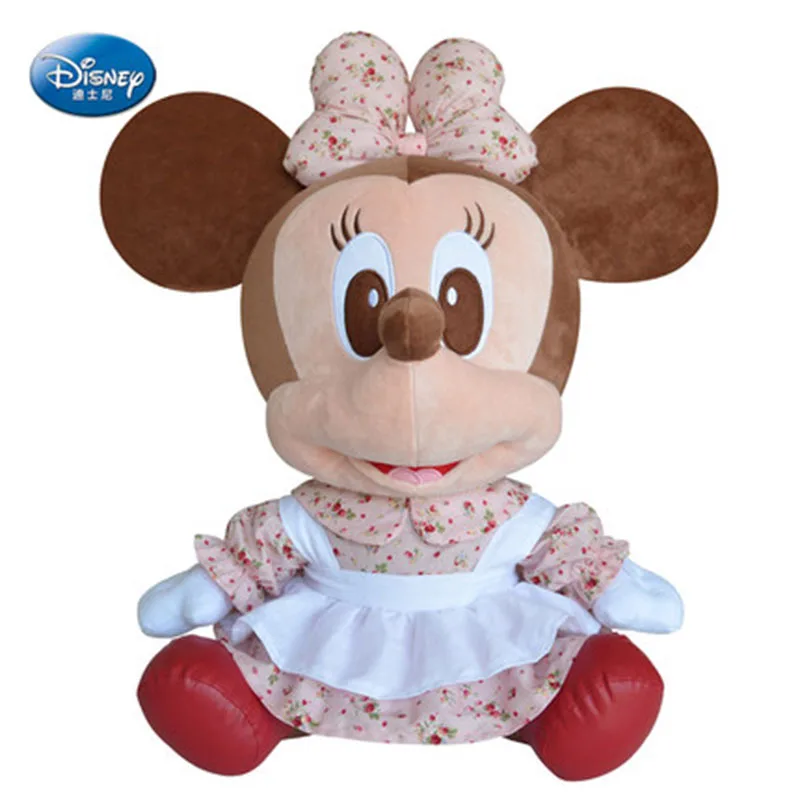 Натуральная Disney Kawaii Микки вишня юбка Минни Куклы Плюшевые чучело мультфильм