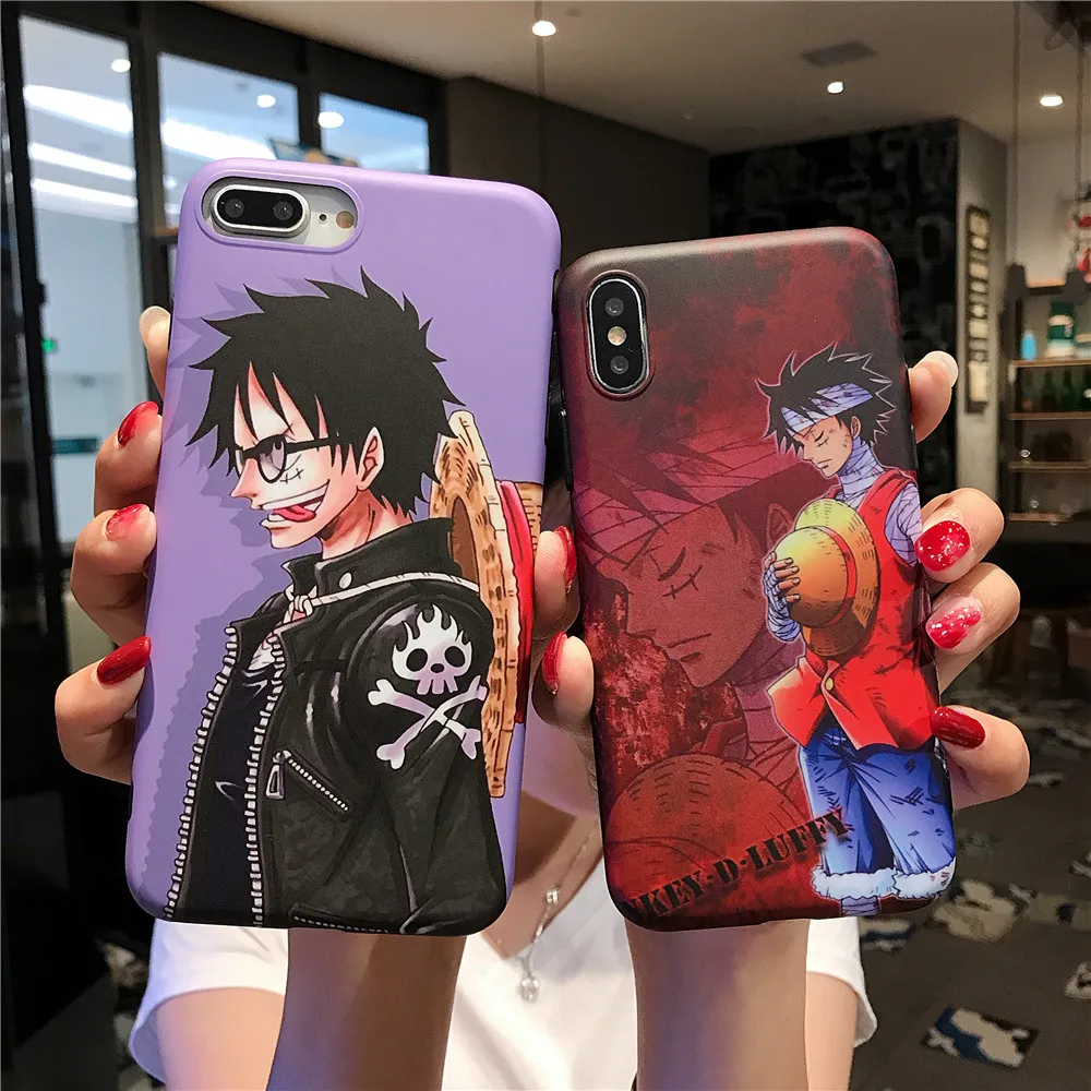 One Piece funda Case for iphone 11 Pro Max Japan Anime Luffy Zoro Naruto TPU back cover for iPhone XR XS Max 8 7 6 6S Plus Coque