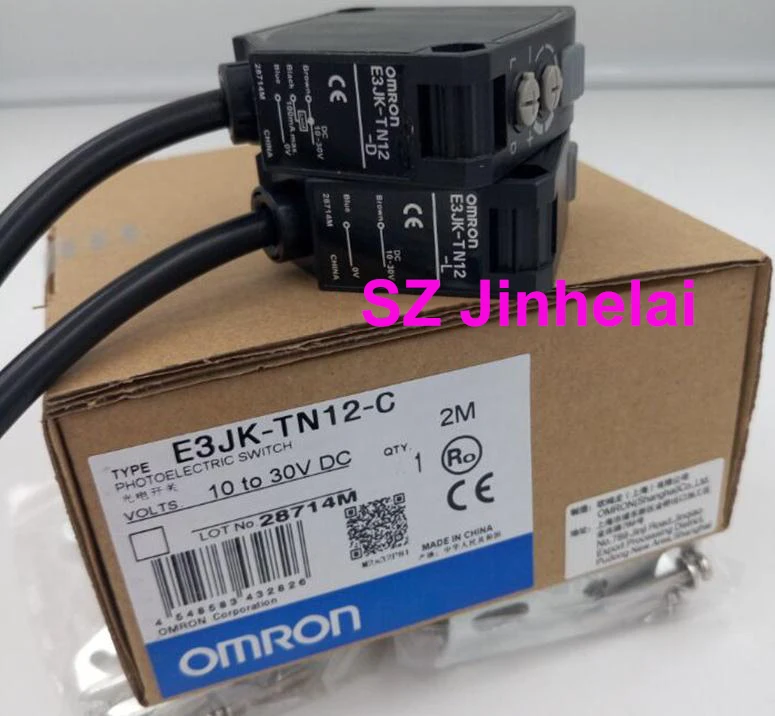 

Authentic original E3JK-TN12-C OMRON PHOTOELECTRIC SWITCH SENSOR 2M 10-30VDC