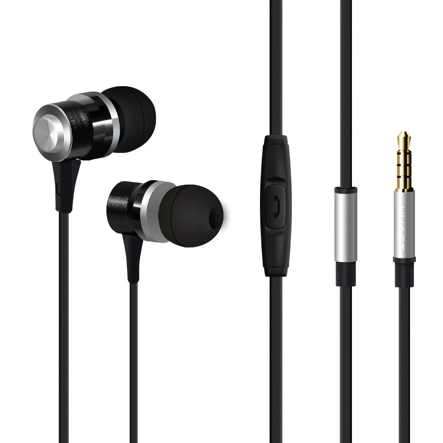 Наушники вкладыши из металла мобильный компьютер MP3 плееры Универсальные