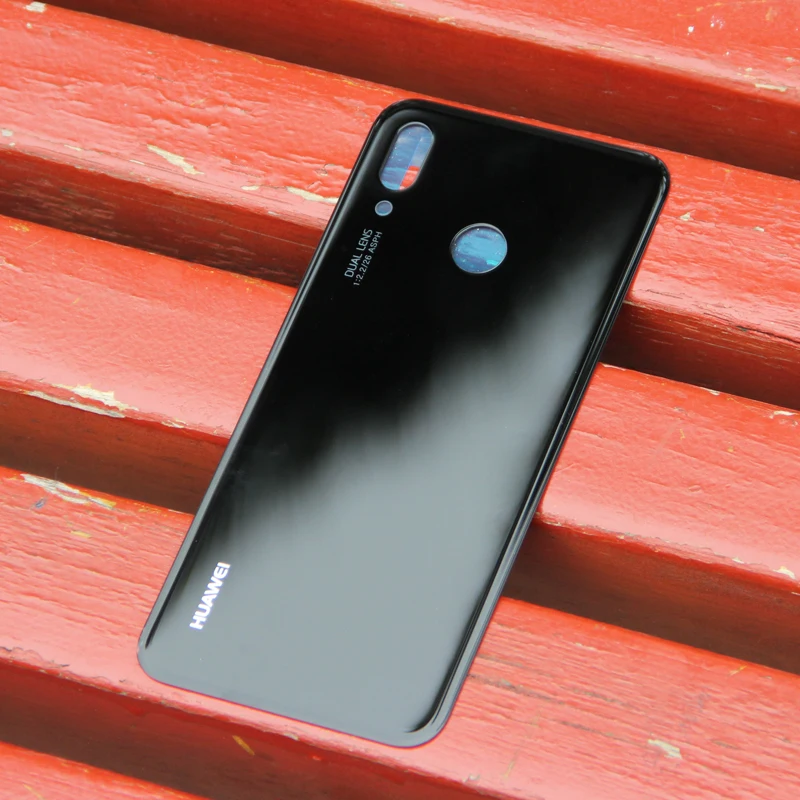 Стеклянный чехол для huawei P20 lite nova 3e, задняя крышка для двери, защитный чехол для телефона s