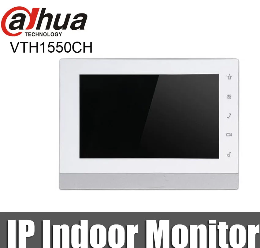 Сетевой видеорегистратор Dahua OEM VTH1550CH крытый монитор 7 дюймов 800X480 Разрешение Сенсорный экран Цвет IP видео домофон