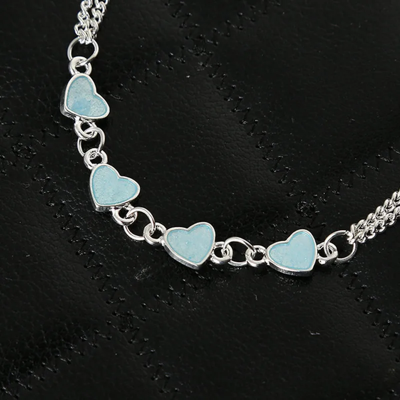 Летние светящиеся лодыжки Сердце Звезда Кулон Браслет сандалии сексуальная