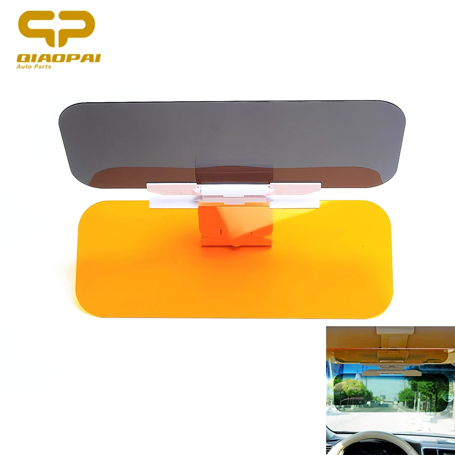 Автомобильный солнцезащитный козырек 2 в 1 складной акриловый антибликовый Hd|visor