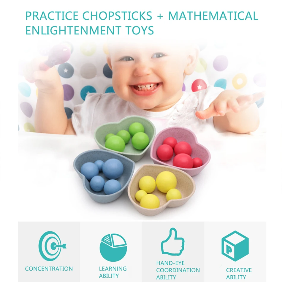 Montessori Educational Wooden Toys Children Math Toys Clip Beads Multi-functional Learning Toy Educational Toys For Children