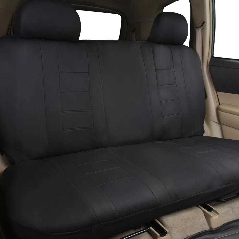 Универсальные автомобильные чехлы на сиденья накидки из ткани черного бежевого