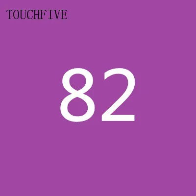 82 1 шт. TouchFive на выбор, 168 цветов, маркеры для эскизов, маркеры на спиртовой основе, набор цветных маркеров, товары для рукоделия, ручка для школы - Цвет: 82