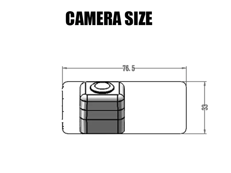 HD водонепроницаемая CCD Автомобильная камера заднего вида/задняя вида для Volkswagen VW
