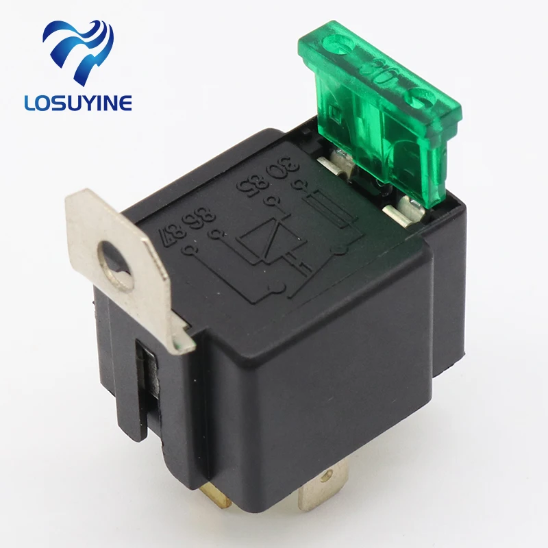 

FORWARD relays top grade quality 4 pin 30A auto relay with fuse, coil voltage 12VDC relais