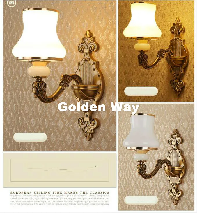 Бесплатная доставка Современный хрустальный настенный светильник латунный
