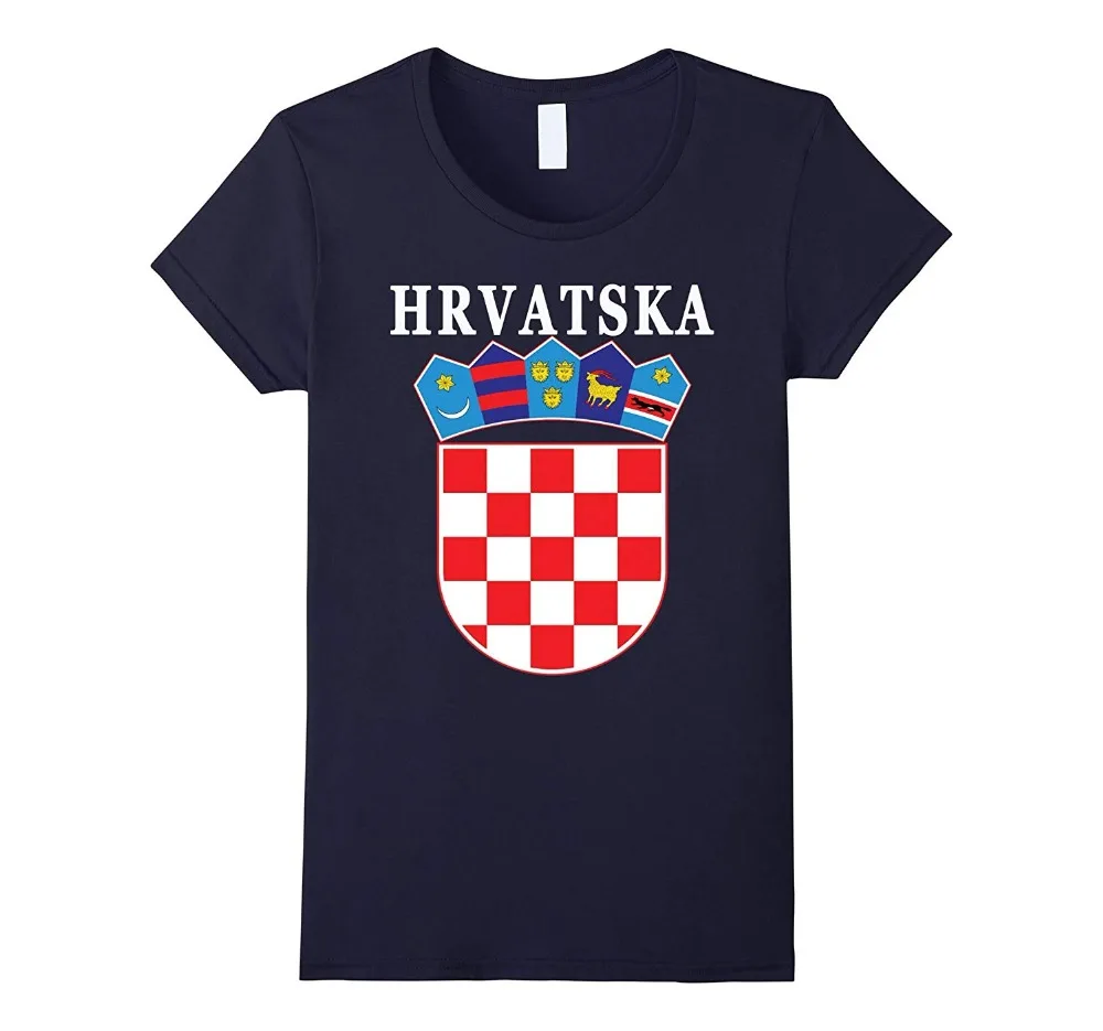 

Croatia National Pride Hrvatska Men'S Footballer Legend Soccers T-Shirt 2019 New Arrival Summer Fashion Short Sleeves