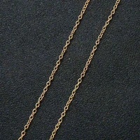 mibrow 5meters width 1 5mm copper rolo link chains gold silver color necklace bracelet chains for diy jewelry making findings