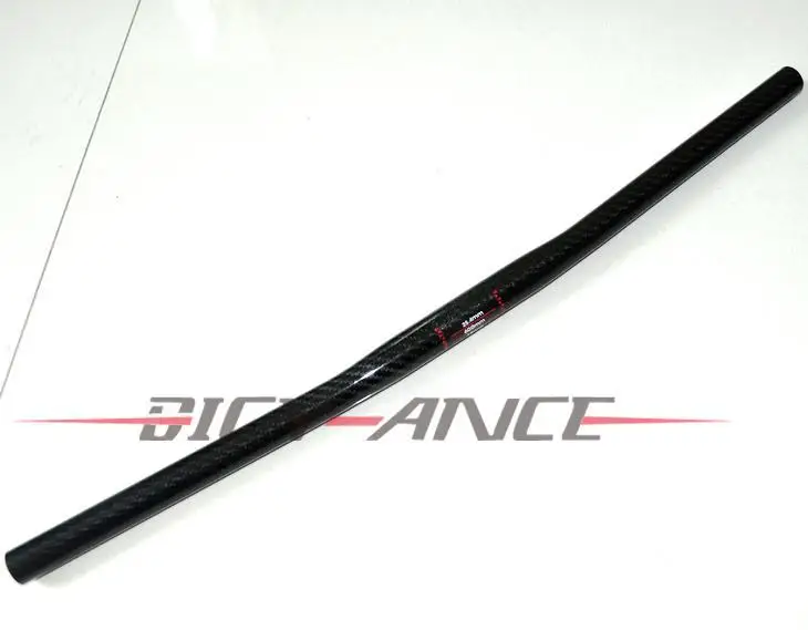 Новейший руль для горного велосипеда 3K полностью из углеродного волокна плоский