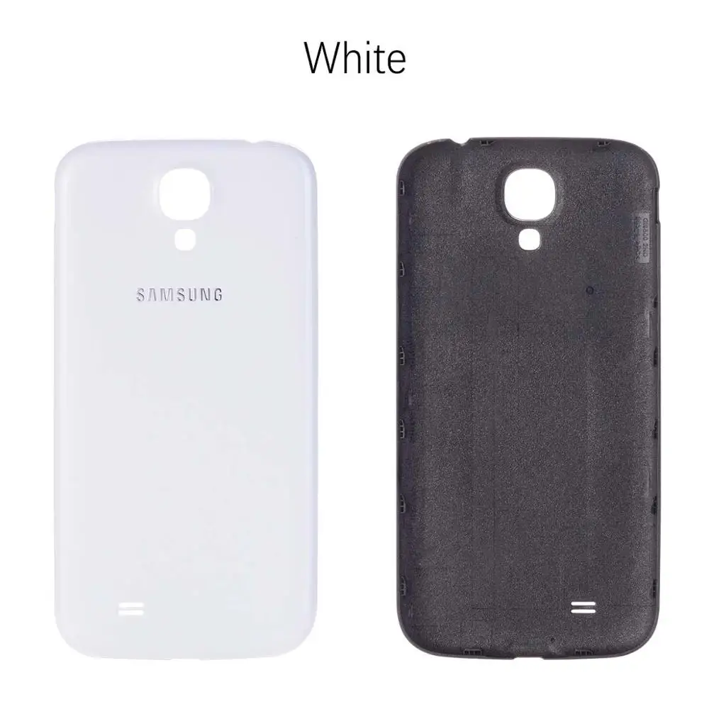 Задняя крышка батареи для Samsung Galaxy S4 i9500 i9505 задняя крышка корпуса батарейного отсека Запасные части - Цвет: White