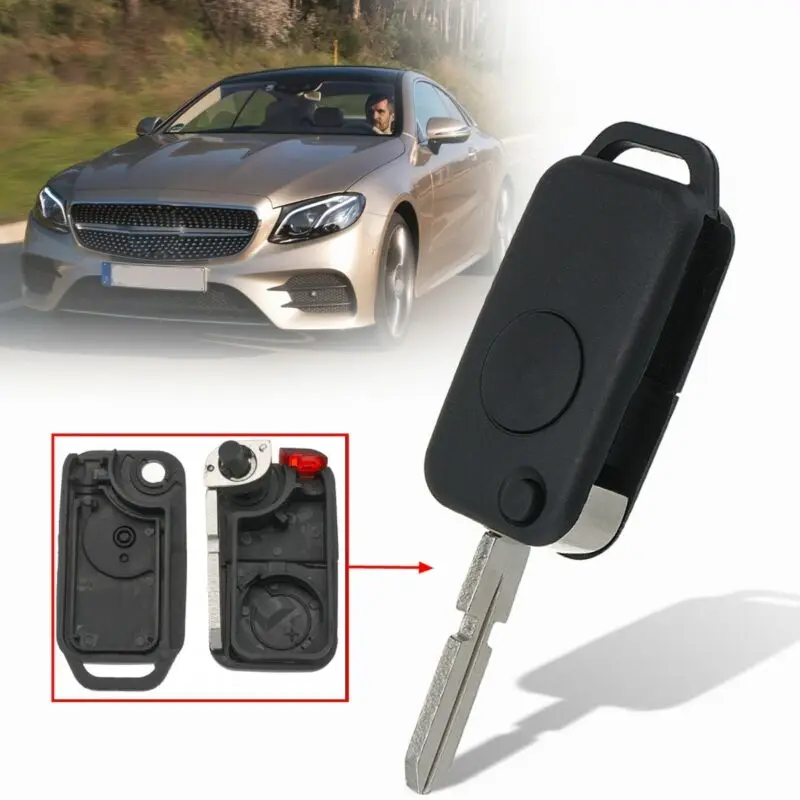 1 кнопочный флип пульт для ключей Fob чехол Mercedes Benz 1992 2003 A Distanza delle coperture C230 S500