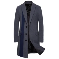 mens wool coat windbreaker coat windbreaker stitching mens windbreaker pocket jacket mens wool coat