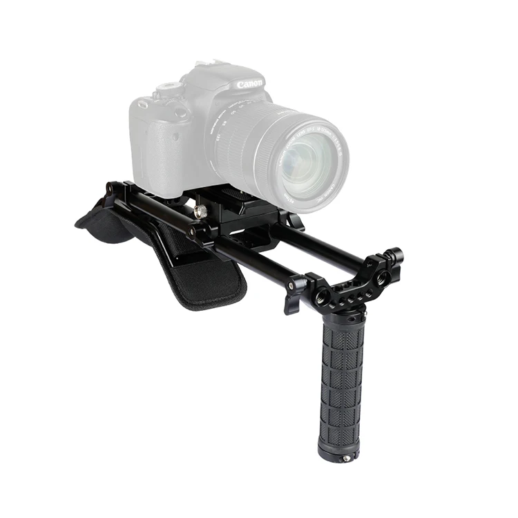 Комплект наплечного крепления CAMVATE с 15 мм стержневой системой и qr-пластиной Manfrotto для DSLR видеокамер и DV видеокамер C2105