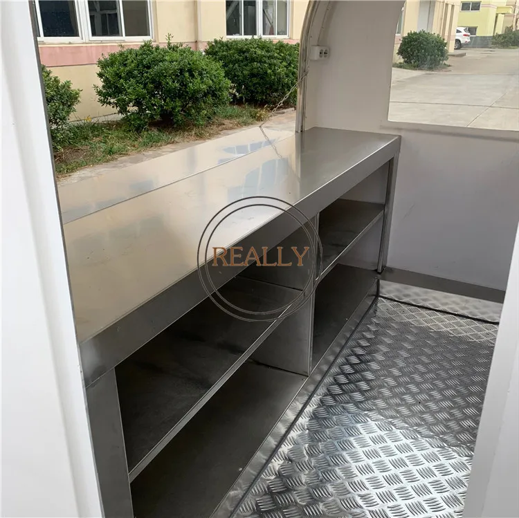 2021 передвижной пищевой фургон прицеп 4 колеса маленькая ручная тележка для еды