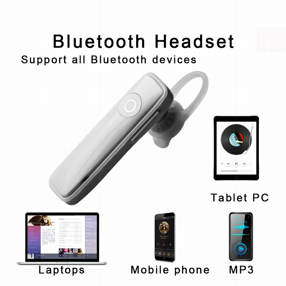 Беспроводные наушники с Bluetooth, беспроводные наушники с крючком, Bluetooth 4,0, стерео наушники для iPhone, наушники для мобильного телефона