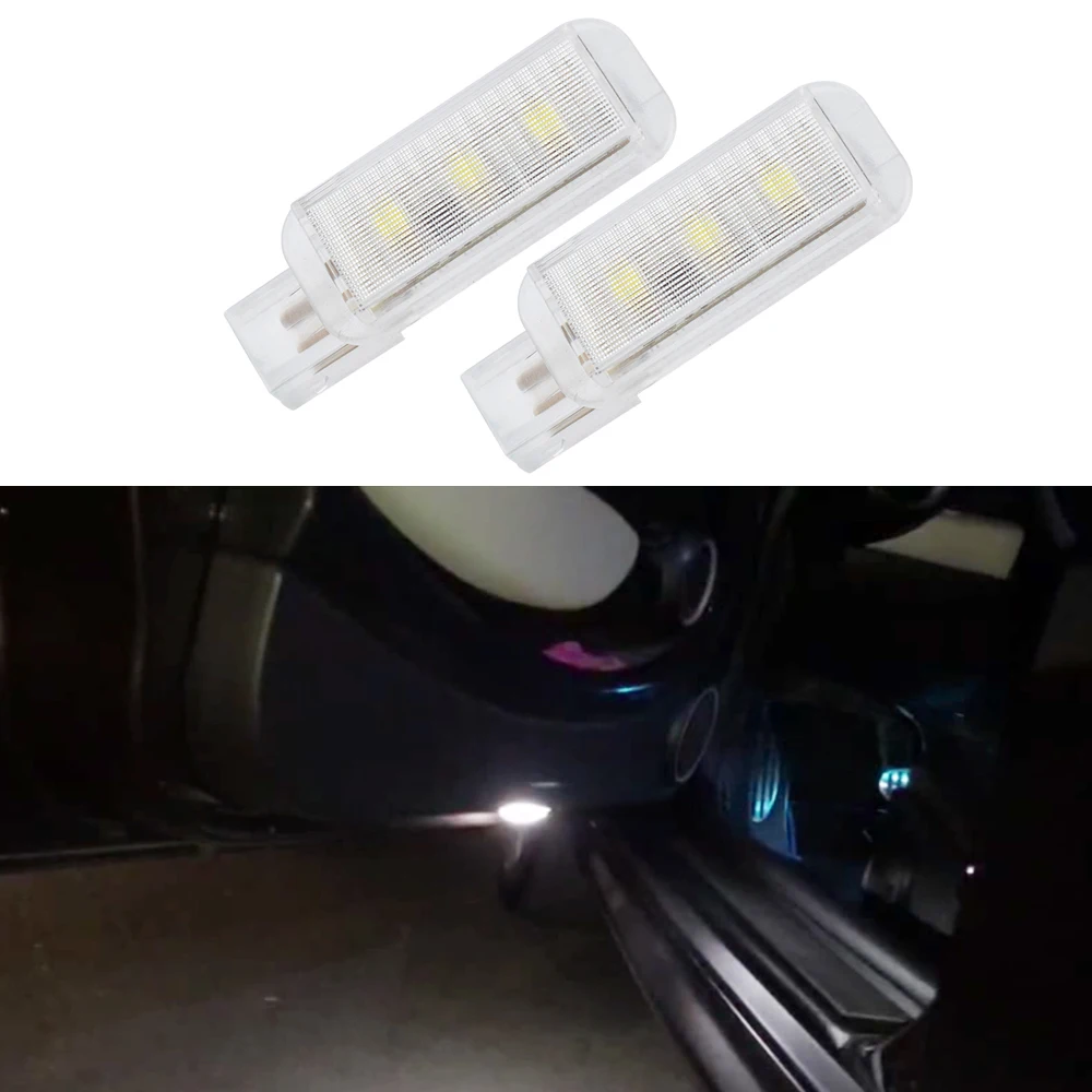 2 шт./компл. автомобиля дверной светодиодный светильник Strobe Light Добро пожаловать