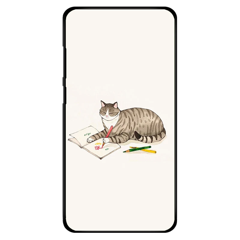 For UMIDIGI A5 Pro Case Cover TPU Soft Silicone Cute Cartoon Anime Cat DIY Patterned Squishy for UMI A5 Pro Phone Cover - Цвет: 176