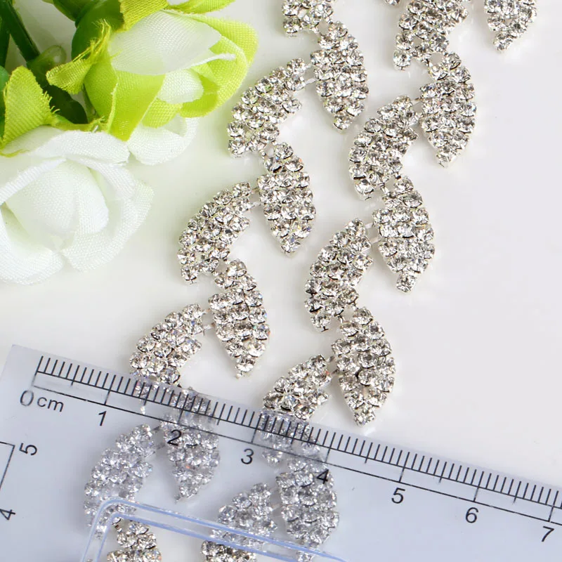 10 ярдов хрустальный горный хрусталь кружевной отделкой Край бисера свадебная