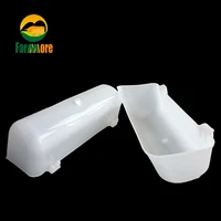 6 pcs bird feeder pigeon feed trough parrot plastic food box pigeon food bowl cup drinking device feeder for bird