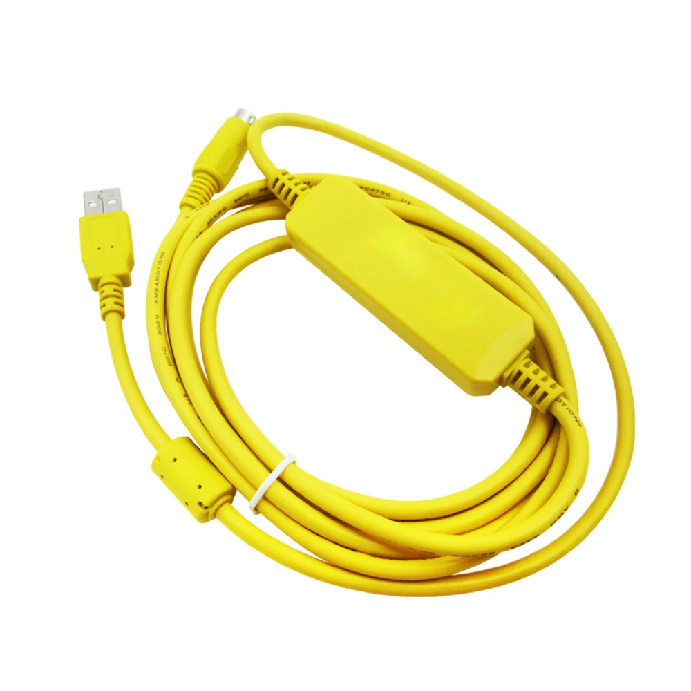 1 шт. USB-SC09-FX PLC желтый программирующий кабель SC-09 SC09 FX FX1N/FX2N/FX1S/FX3U | Электроника
