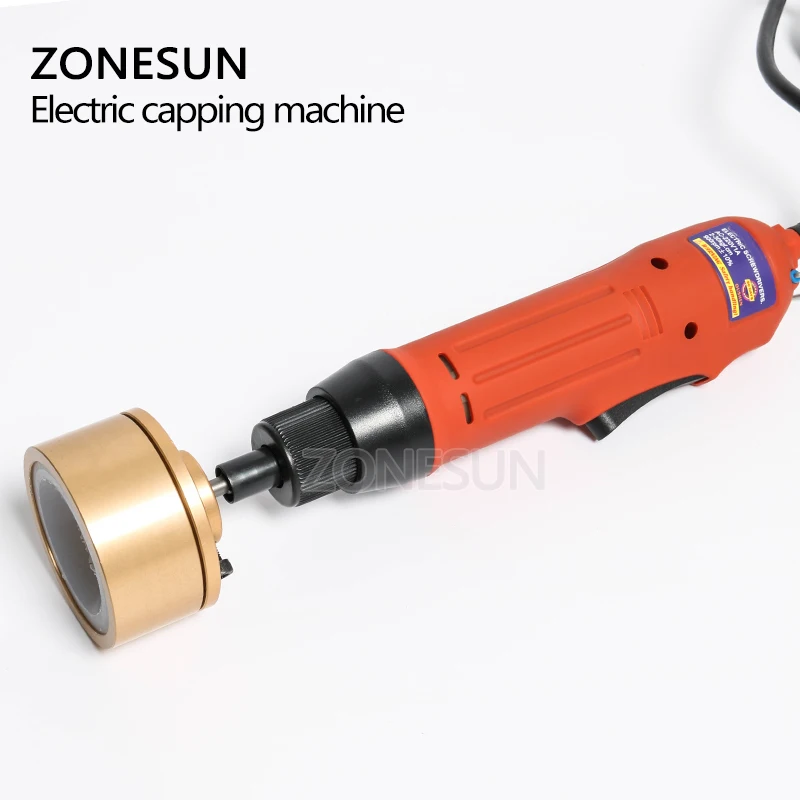 ZONESUN крышка пинг машина Дым масло Вода Напитки Пластиковый укупориватель для
