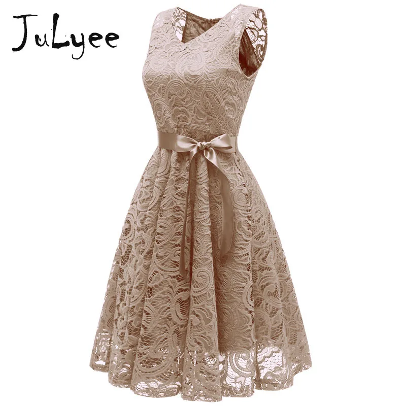 Julyee Лето кружевное нарядное платье женские розовые синий элегантные винтажные