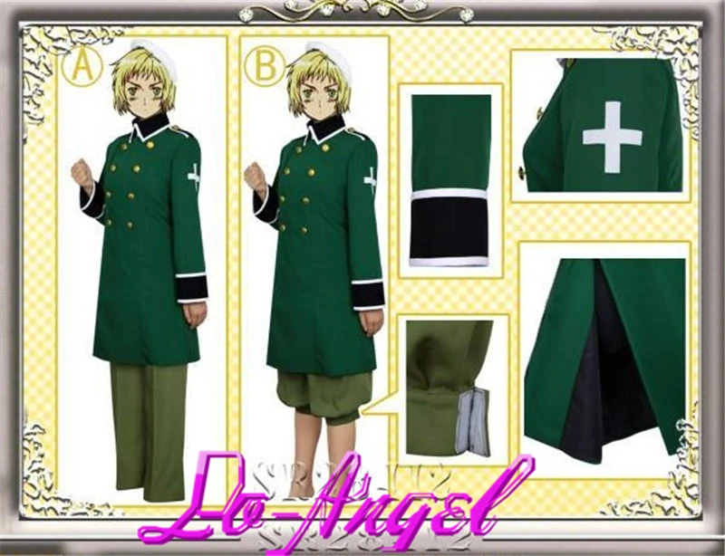 Anime APH Axis Powers Hetalia Switzerland Military Uniform Cosplay Costume Customized Size | Тематическая одежда и