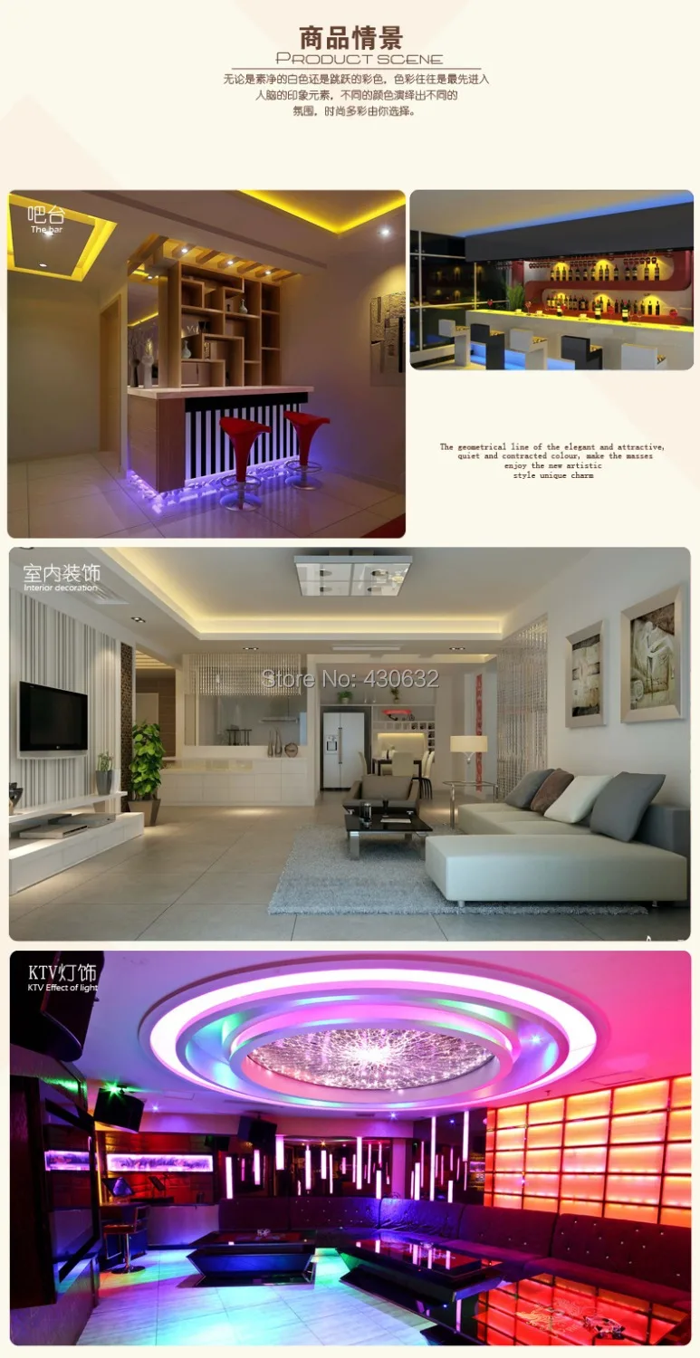 LED RGB лампочка светодиодная полоса 12V для Рождества и декорации дома + музыкальный